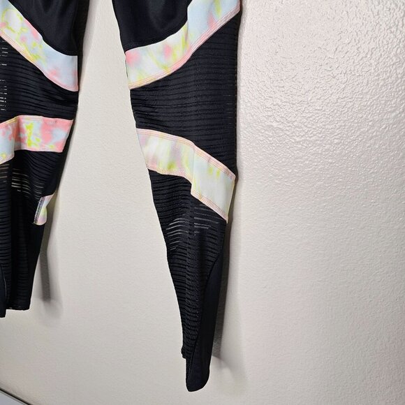 Adidas XS Leggings Black How We Do Tights Athletic Reflective Active Gym Yoga - Picture 6 of 9